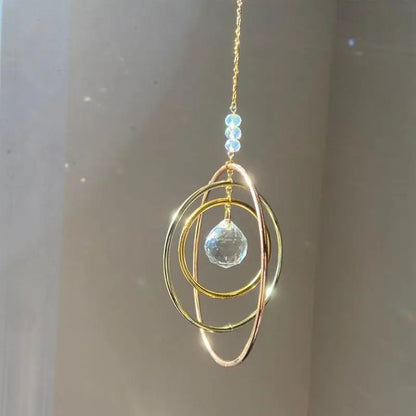 Crystal Wind Chimes Sun Catchers Hanging Pendant
