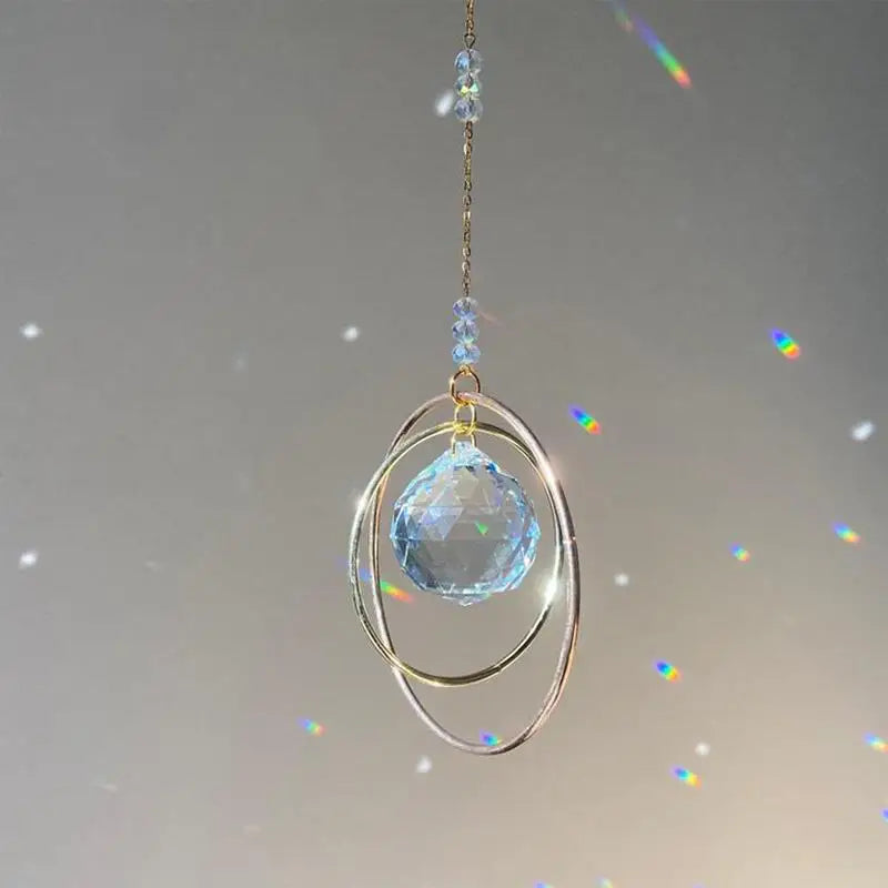 Crystal Wind Chimes Sun Catchers Hanging Pendant