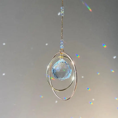 Crystal Wind Chimes Sun Catchers Hanging Pendant