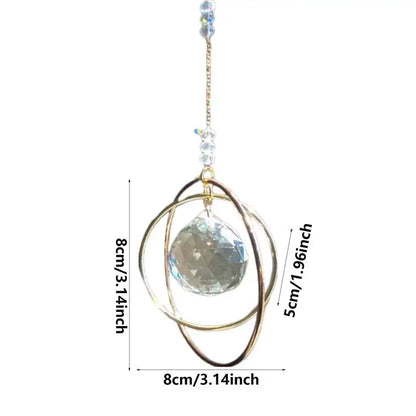 Crystal Wind Chimes Sun Catchers Hanging Pendant