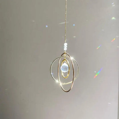 Crystal Wind Chimes Sun Catchers Hanging Pendant